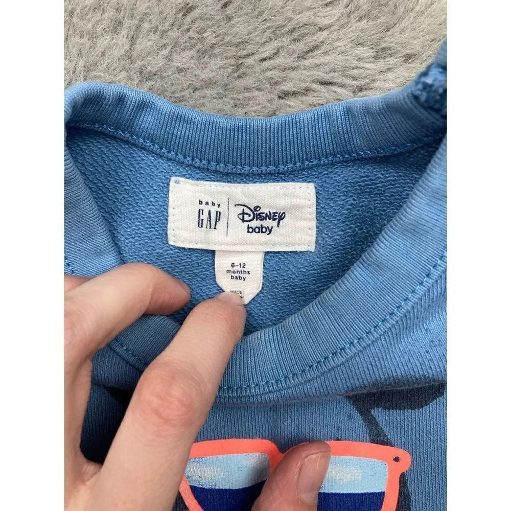 Gap x Disney blue Mickey Mouse sweatshirt